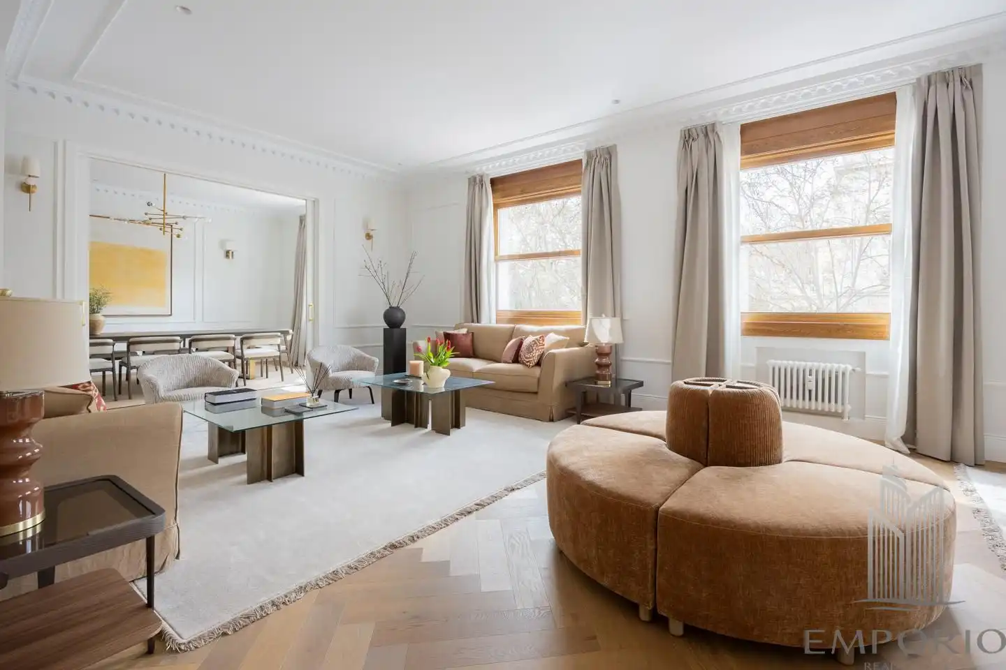 Wohnzimmer von Wohnung zum Verkauf in Madrid mit Klimaanlage, Heizung und Terrasse