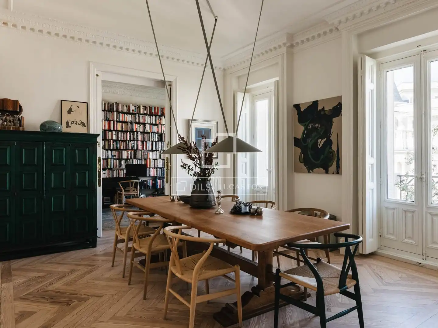 Comedor de Piso de alquiler en Salamanca con Aire acondicionado, Amueblado y Balcón