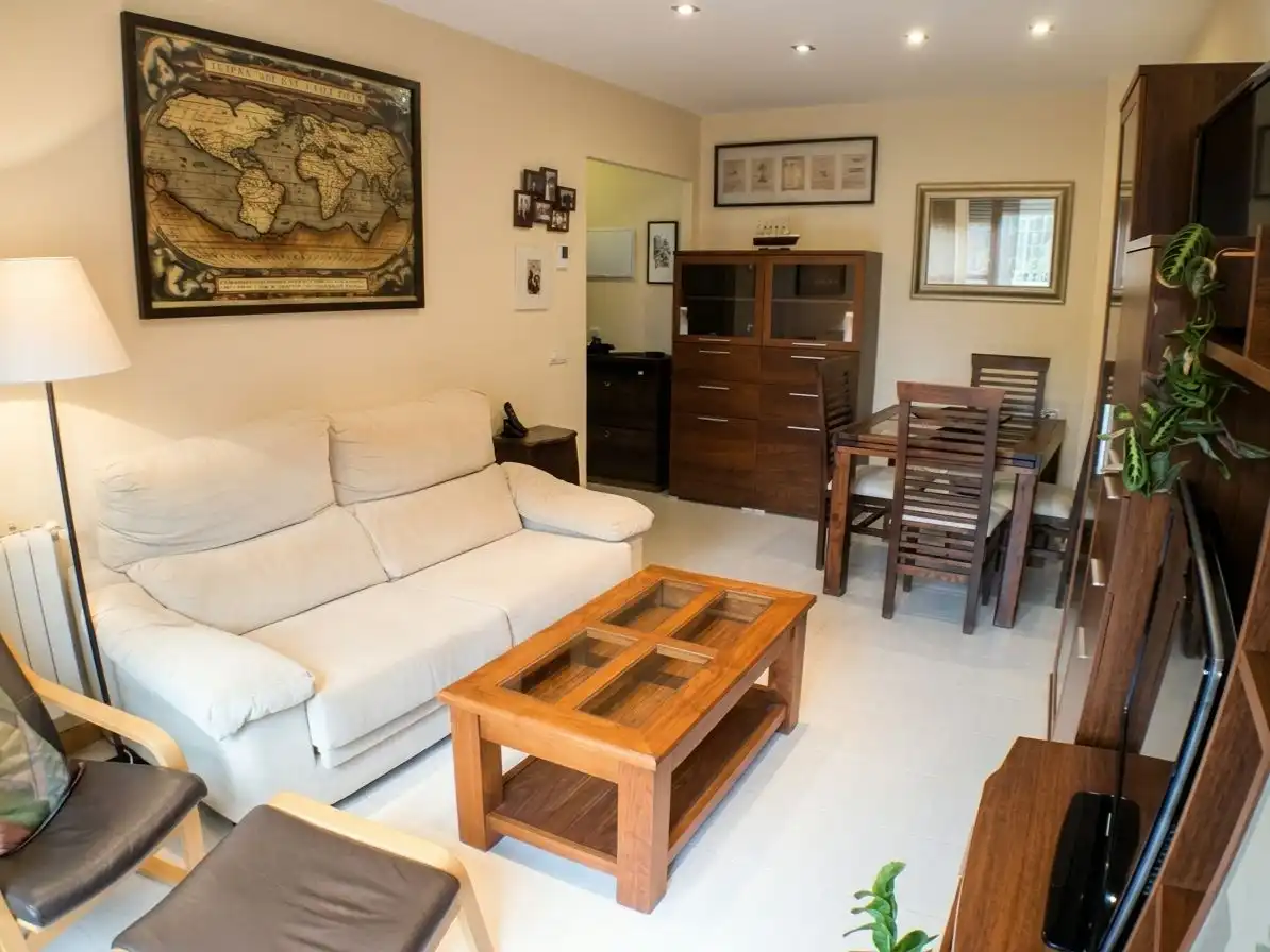 Living room of Flat for sale in Centro Comercial - Hospital