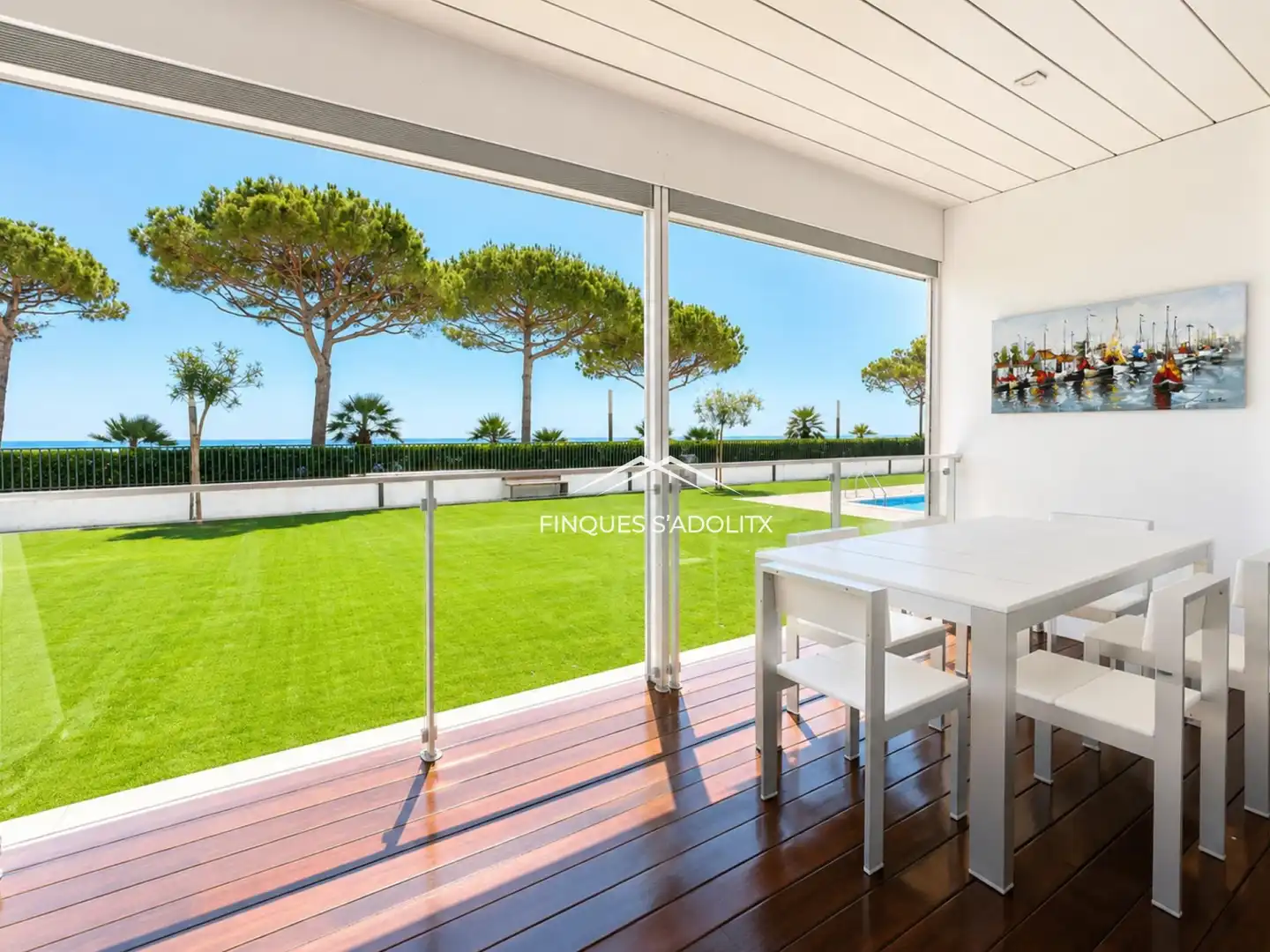 Terrace of Flat for sale in Castell d'Aro, Platja d'Aro i s'Agaró  with Air Conditioner, Heating and Private garden