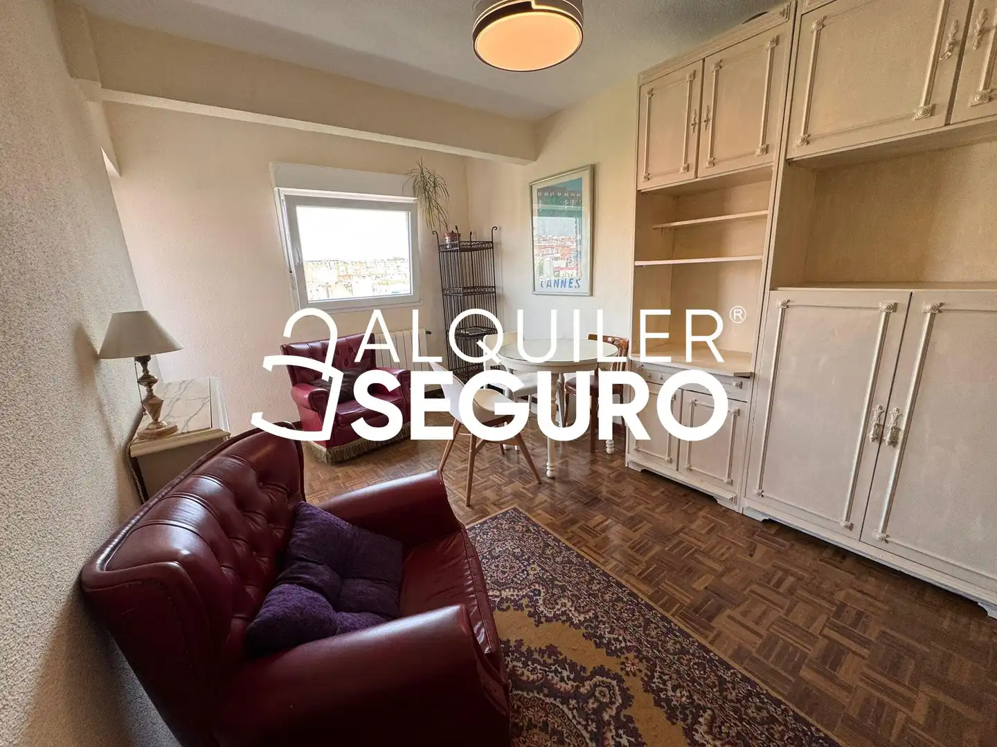 Sala de estar de Piso de alquiler en  Madrid Capital con Calefacción, Terraza y Amueblado