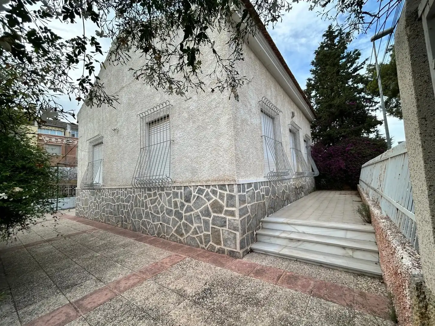 Exterior view of Houses for sale in Murcia  with Private garden and Swimming Pool