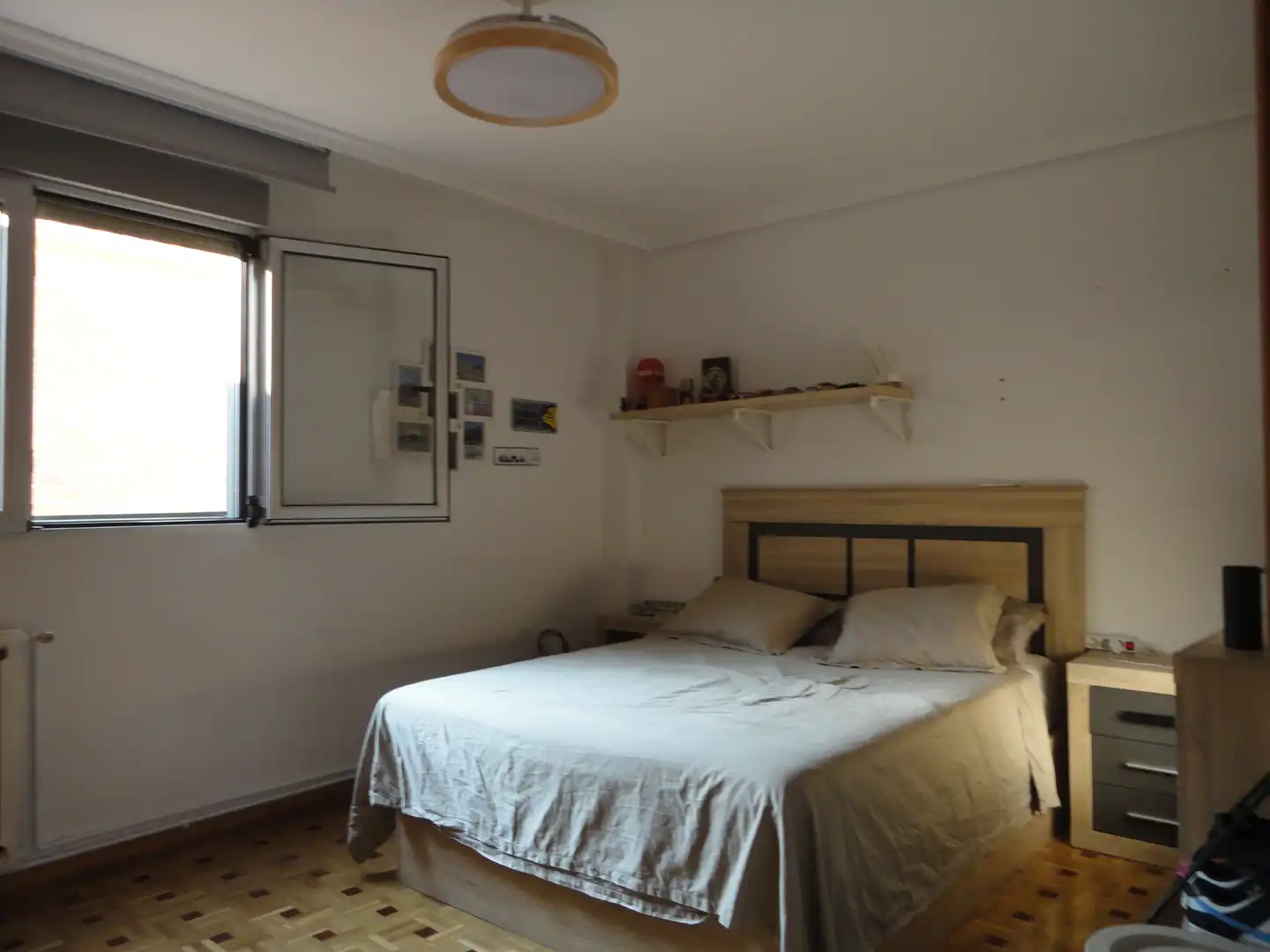 Schlafzimmer von Wohnung zur Miete in Valladolid mit Heizung, Parkett und Terrasse