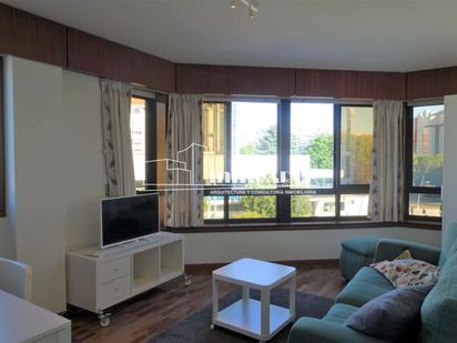 Living room of Flat to rent in A Coruña Capital   with Furnished
