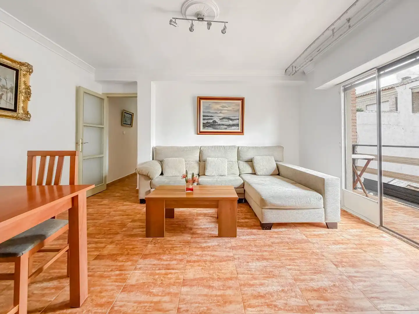 Sala de estar de Piso en venta en Burjassot con Balcón