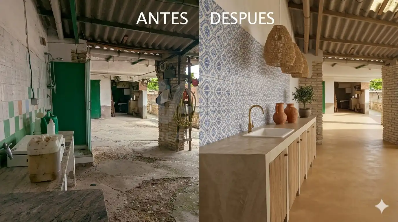 Küche von Country house zum Verkauf in  Logroño mit Heizung und Schwimmbad