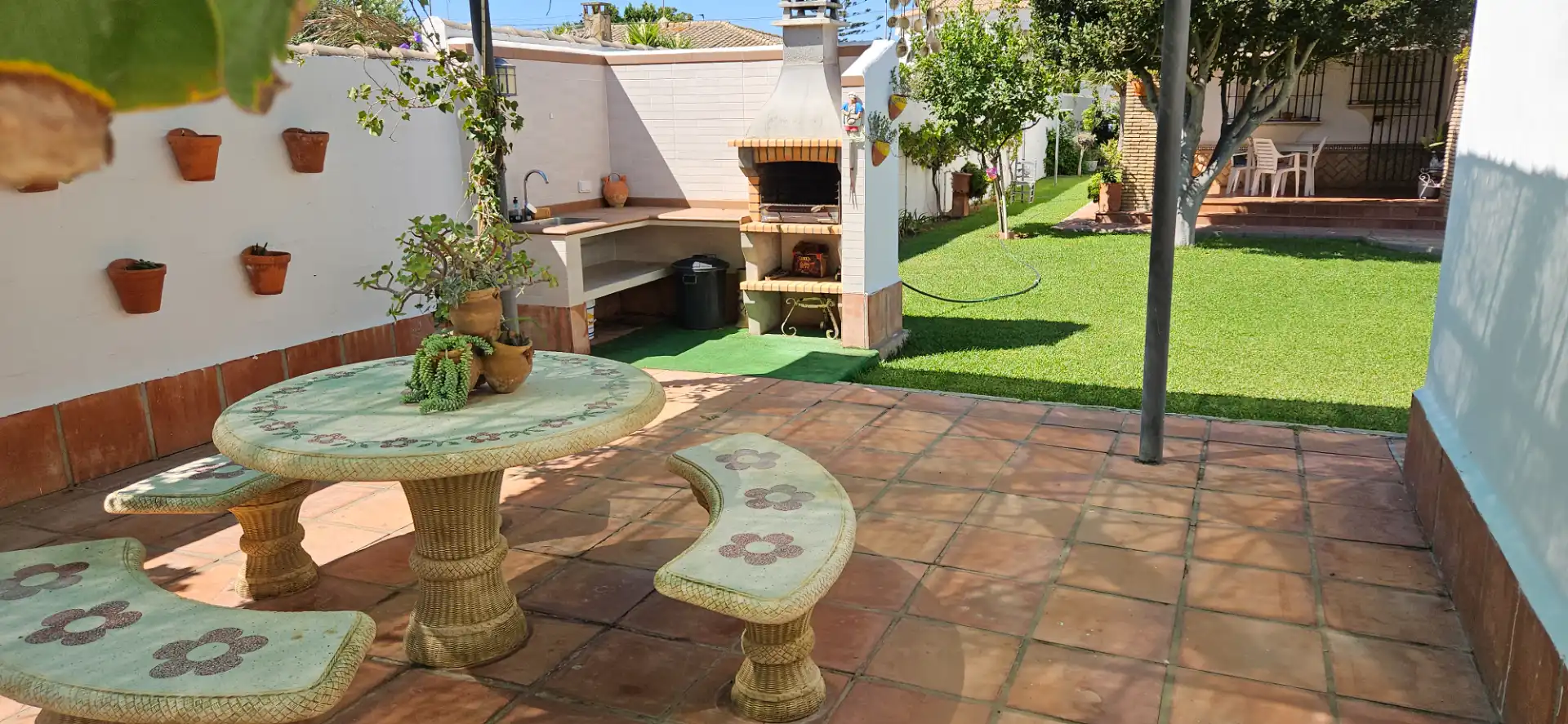 Jardí de Casa o xalet en venda en Chiclana de la Frontera amb Aire condicionat, Calefacció i Jardí privat