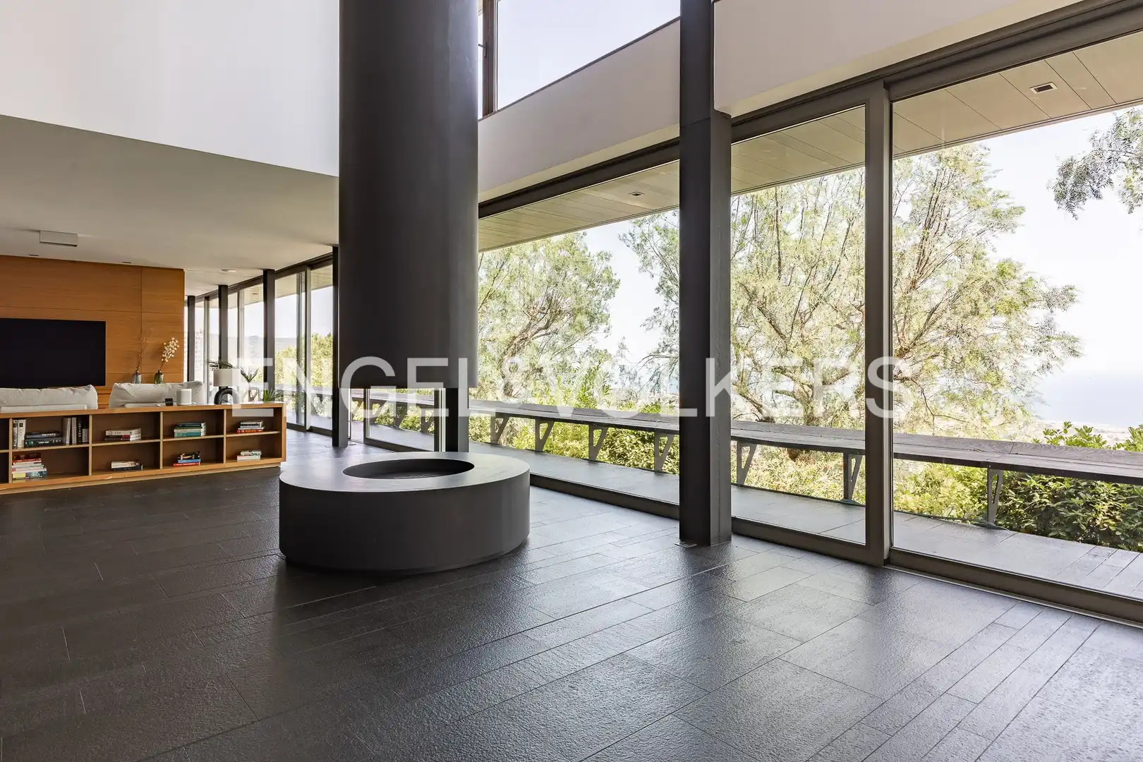 Sala de estar de Casa o chalet de alquiler en Alella con Aire acondicionado, Calefacción y Jardín privado