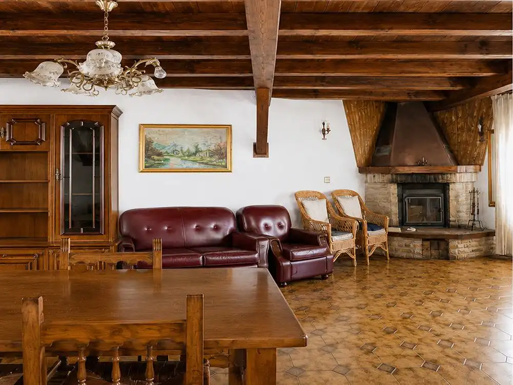Living room of Houses for sale in Coca, Segovia