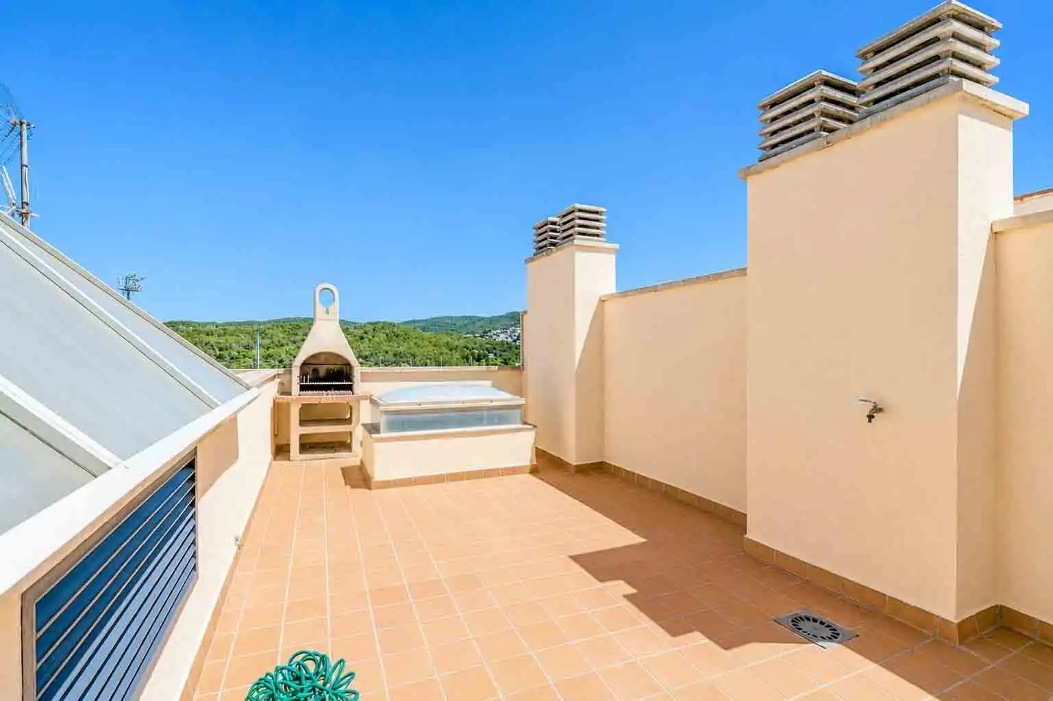 Terrace of Flat for sale in Sitges  with Air Conditioner, Heating and Parquet flooring