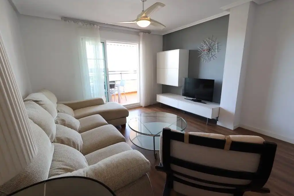 Sala de estar de Ático en venta en Pilar de la Horadada con Terraza y Piscina comunitaria
