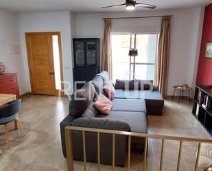 Living room of Single-family semi-detached for sale in Sellent  with Air Conditioner, Terrace and Balcony