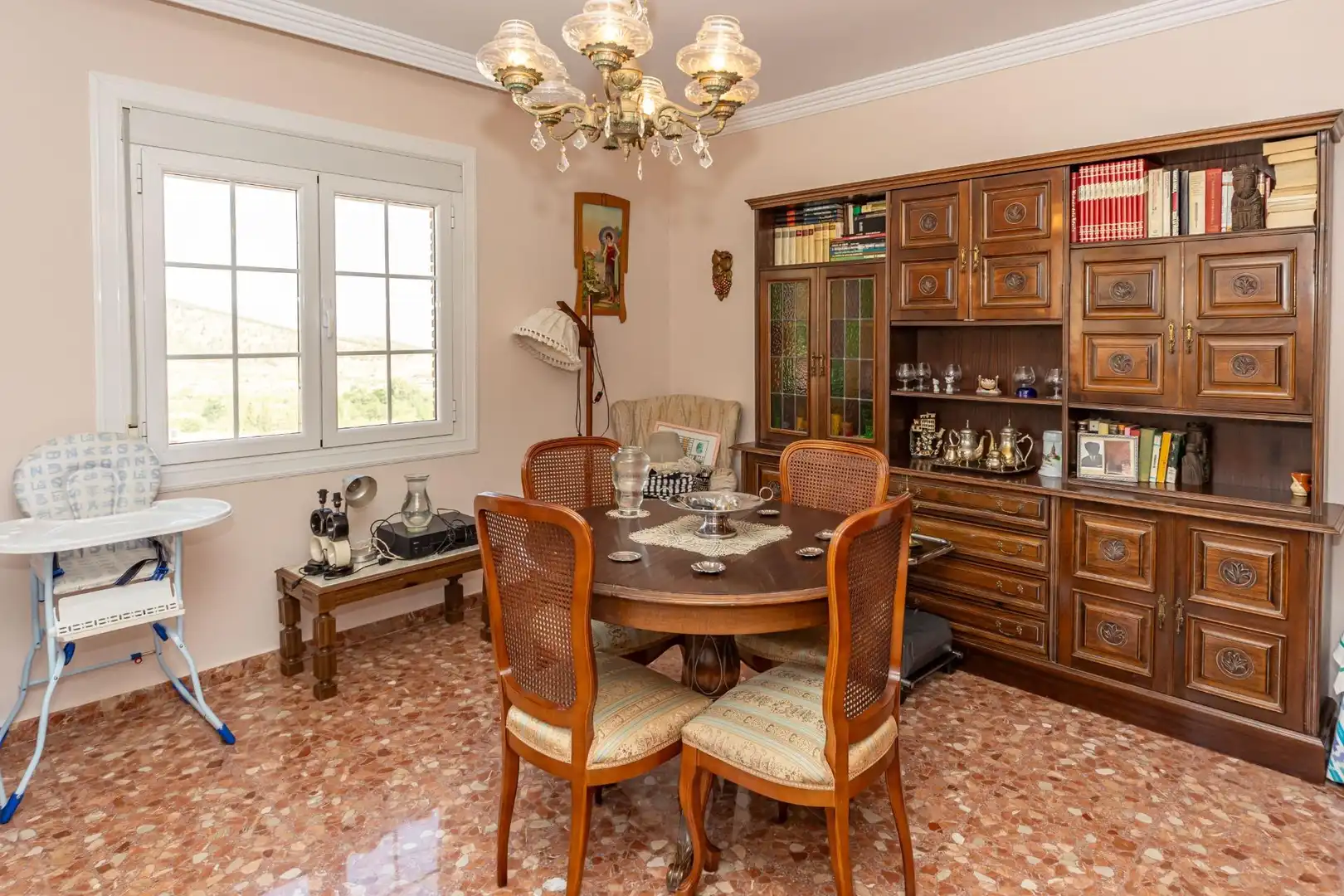 Dining room of Houses for sale in Aldeire  with Air Conditioner, Heating and Balcony