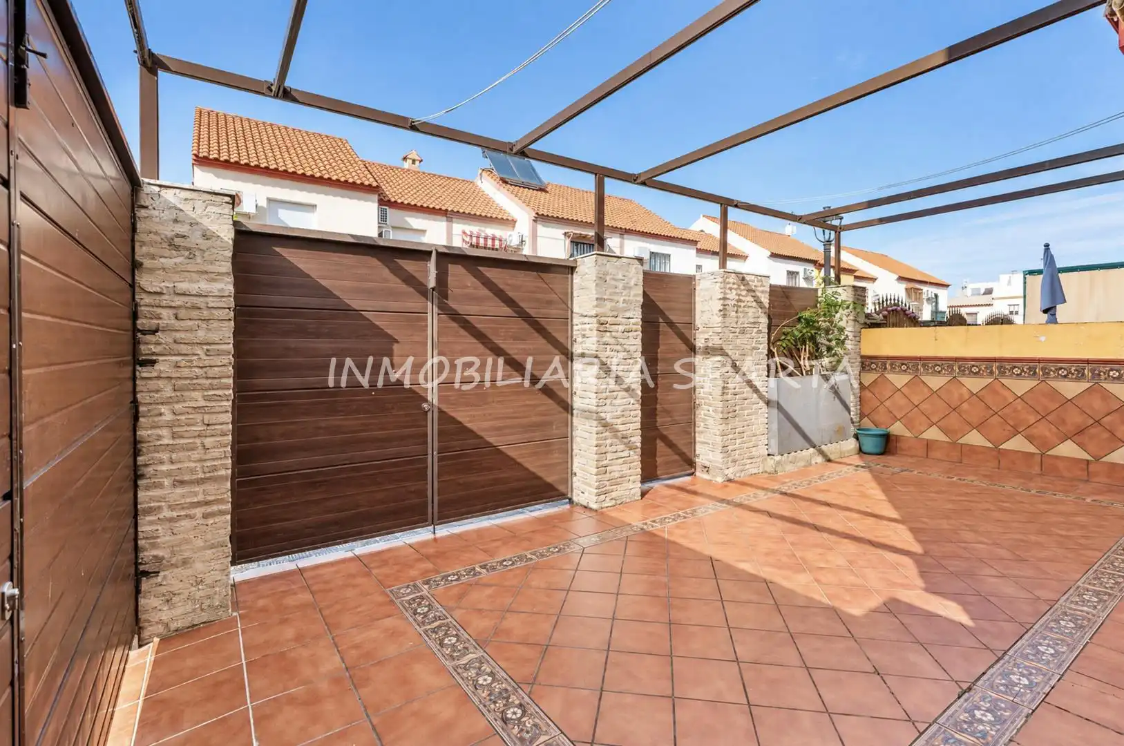 Terrassa de Casa adosada en venda en Santiponce, Sevilla
