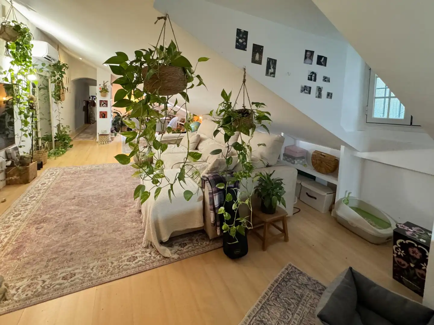 Living room of Attic for sale in Madrid  with Air Conditioner and Heating