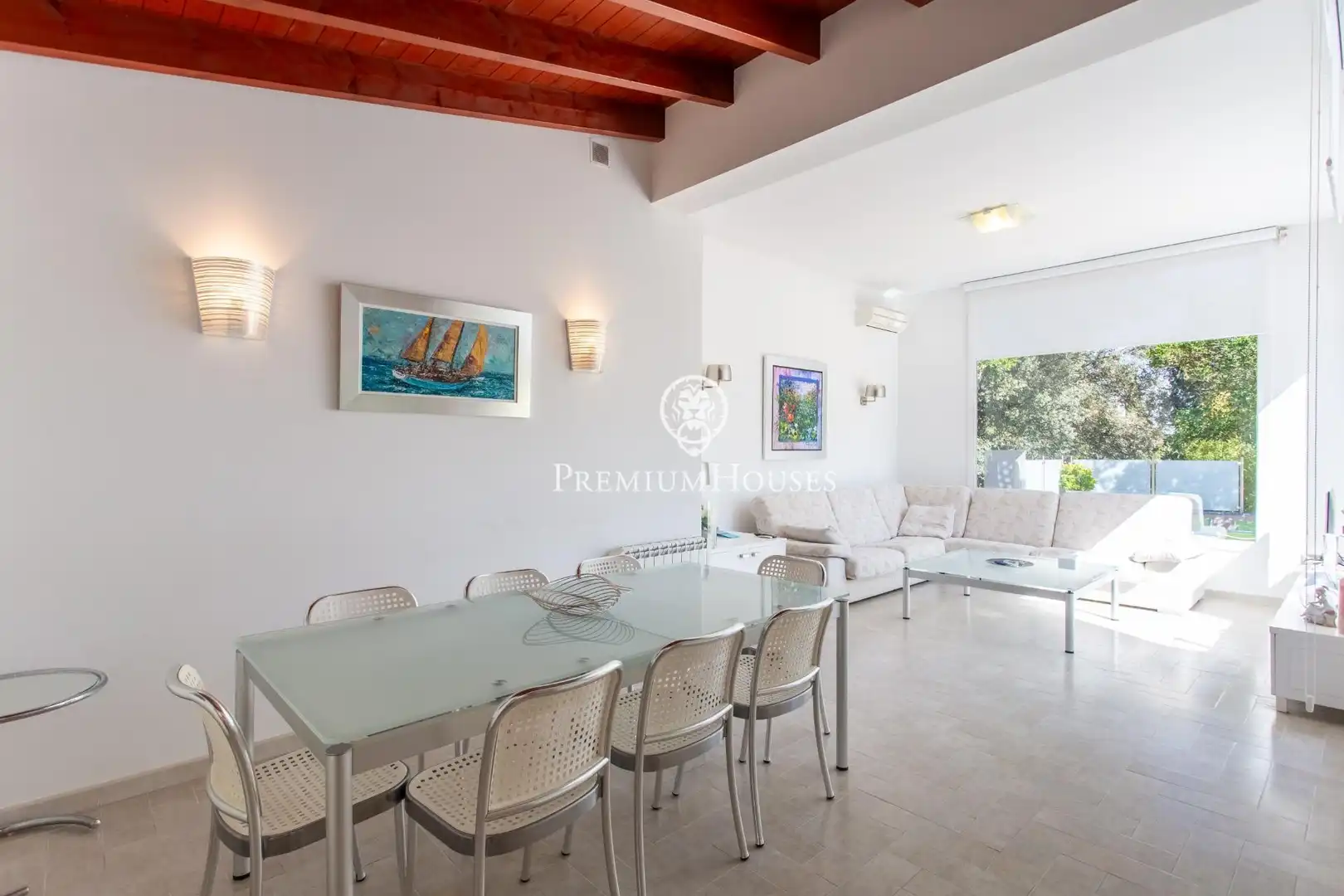 Dining room of Houses for sale in Argentona  with Air Conditioner, Heating and Swimming Pool