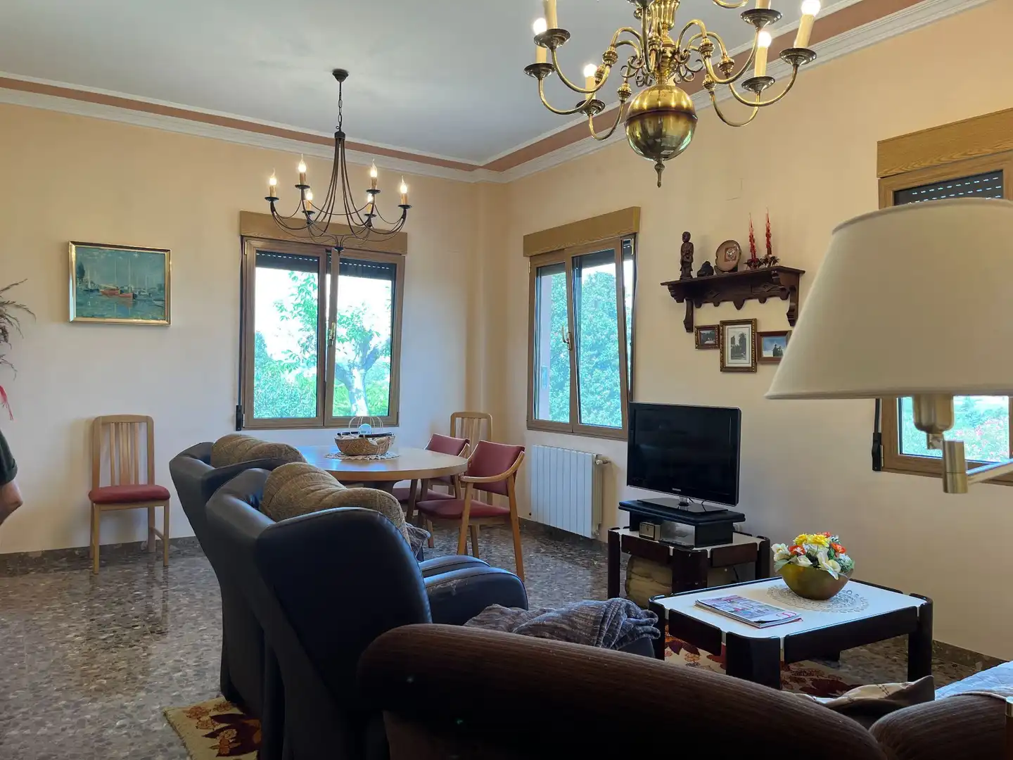 Living room of Houses for sale in Albaida  with Air Conditioner, Heating and Storage room