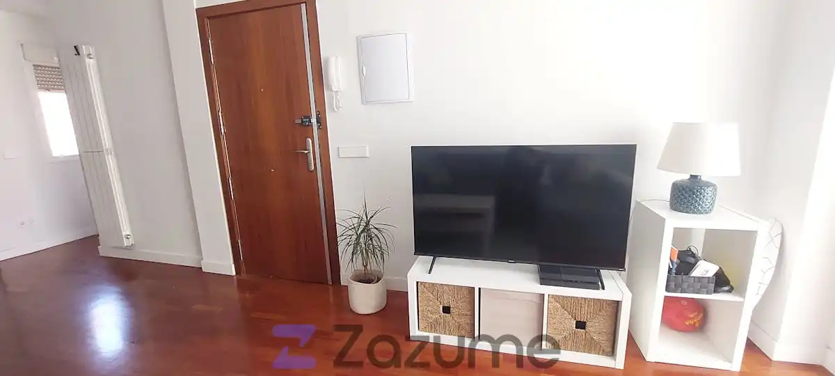 Sala d'estar de Estudi de lloguer en Madrid amb Aire condicionat, Calefacció i Parquet