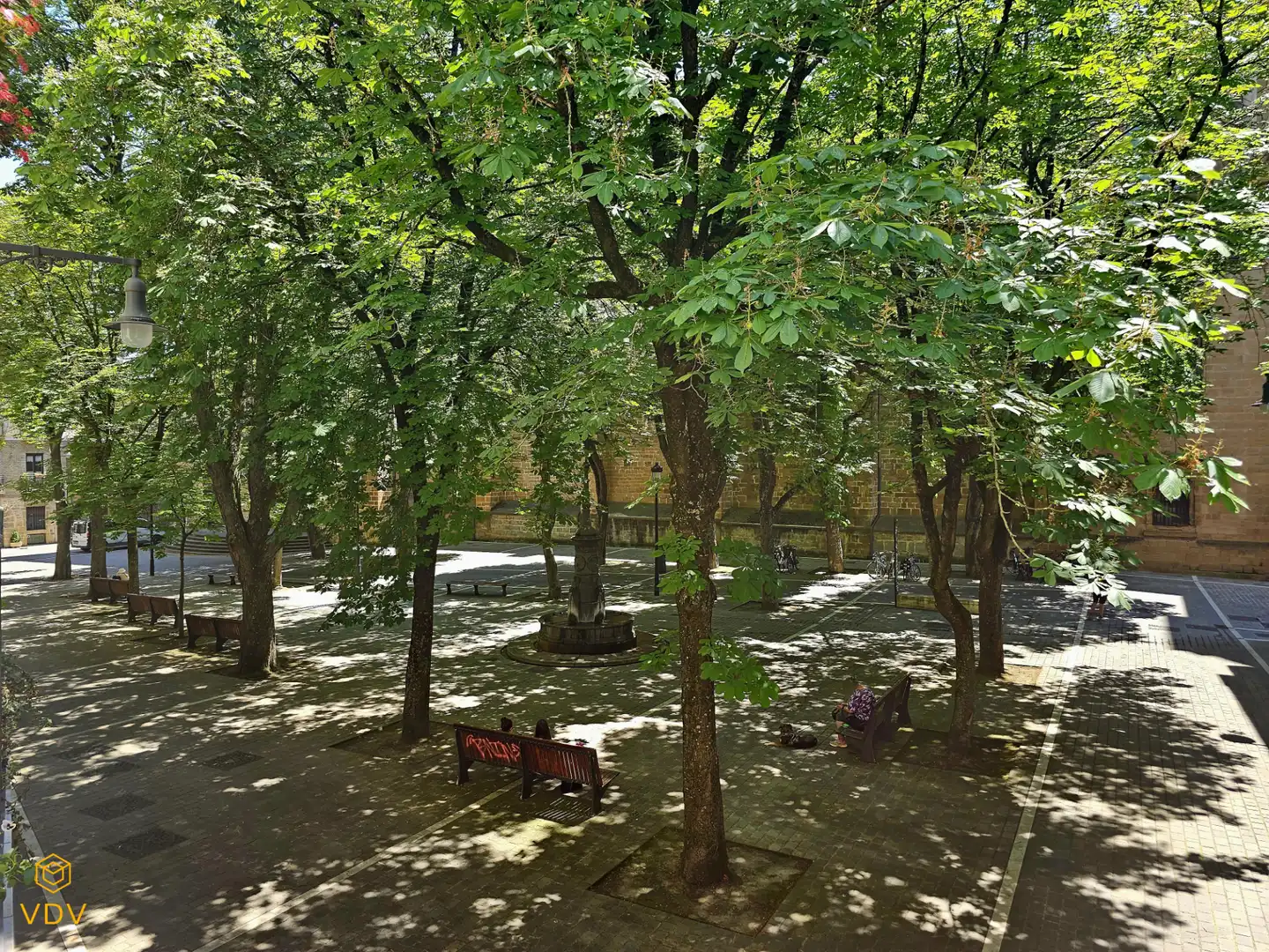 Garden of Apartments for sale in  Pamplona / Iruña  with Heating, Parquet flooring and Furnished