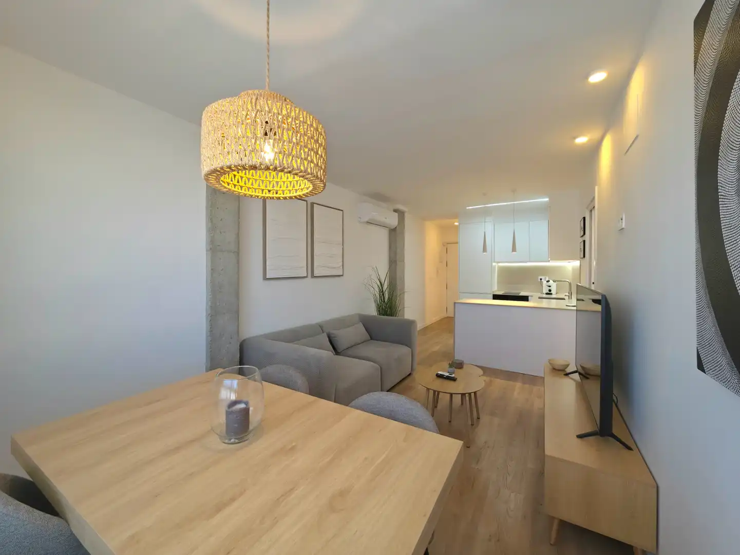 Sala de estar de Piso en venta en Alicante / Alacant con Aire acondicionado, Calefacción y Horno