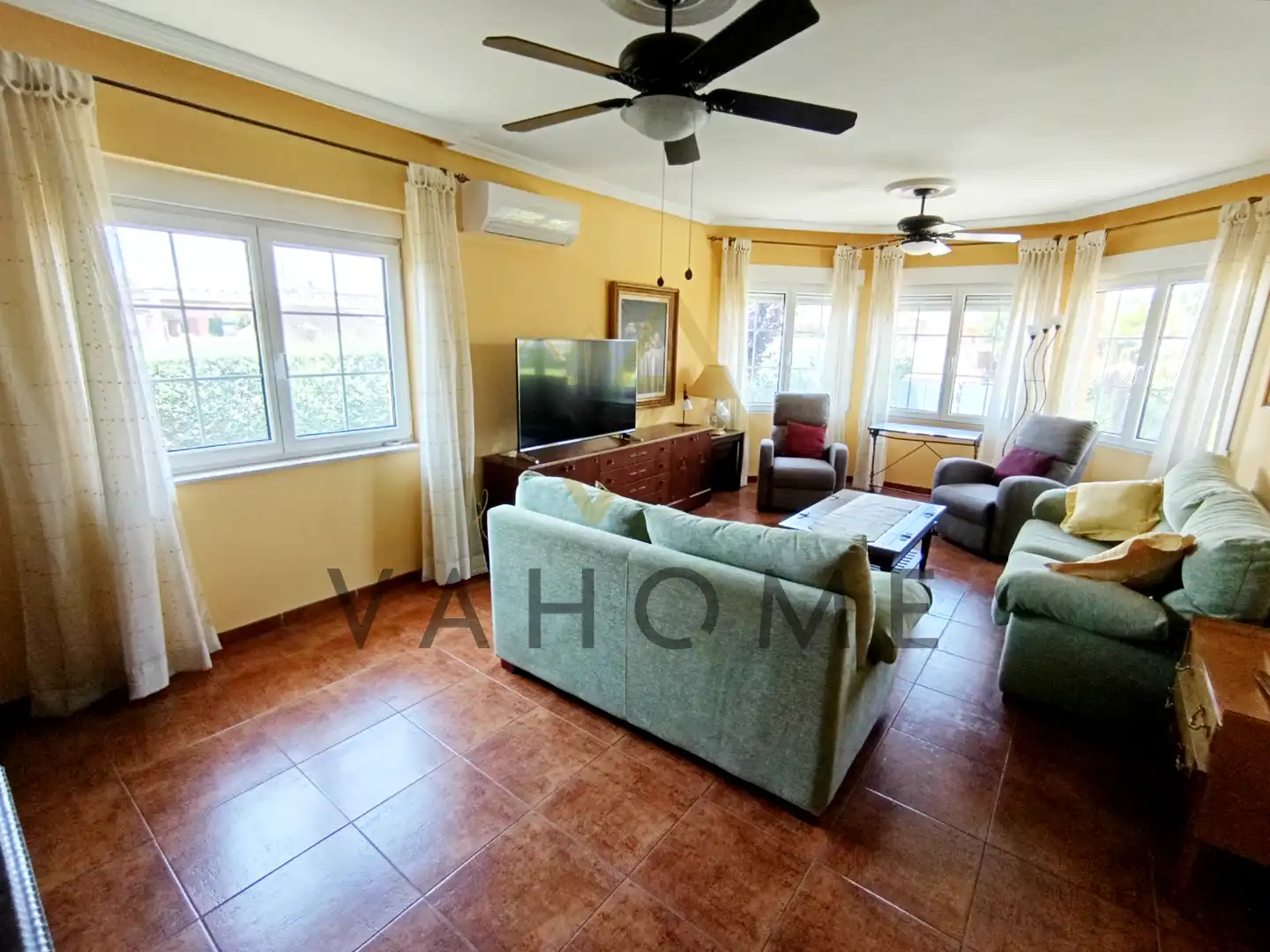 Sala de estar de Casa o chalet en venta en Pepino con Aire acondicionado, Calefacción y Jardín privado