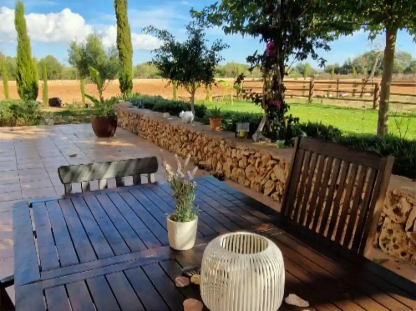 Terrassa de Casa o xalet de lloguer en Campos amb Piscina