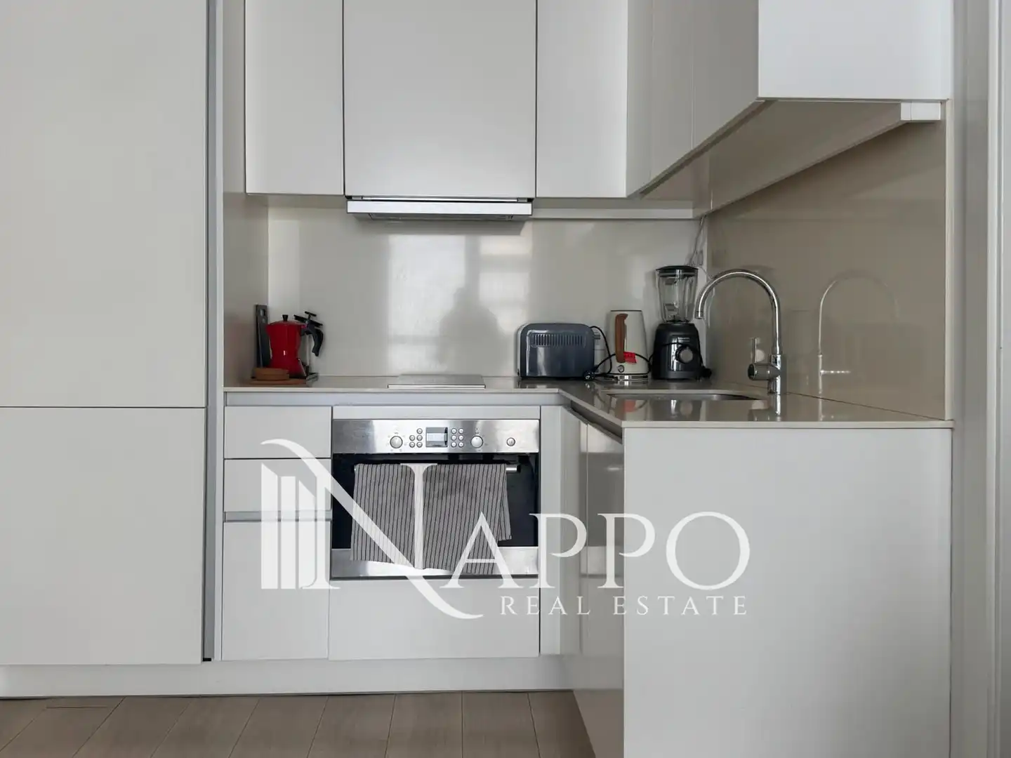 Küche von Wohnung zur Miete in  Palma de Mallorca mit Klimaanlage, Terrasse und Möbliert