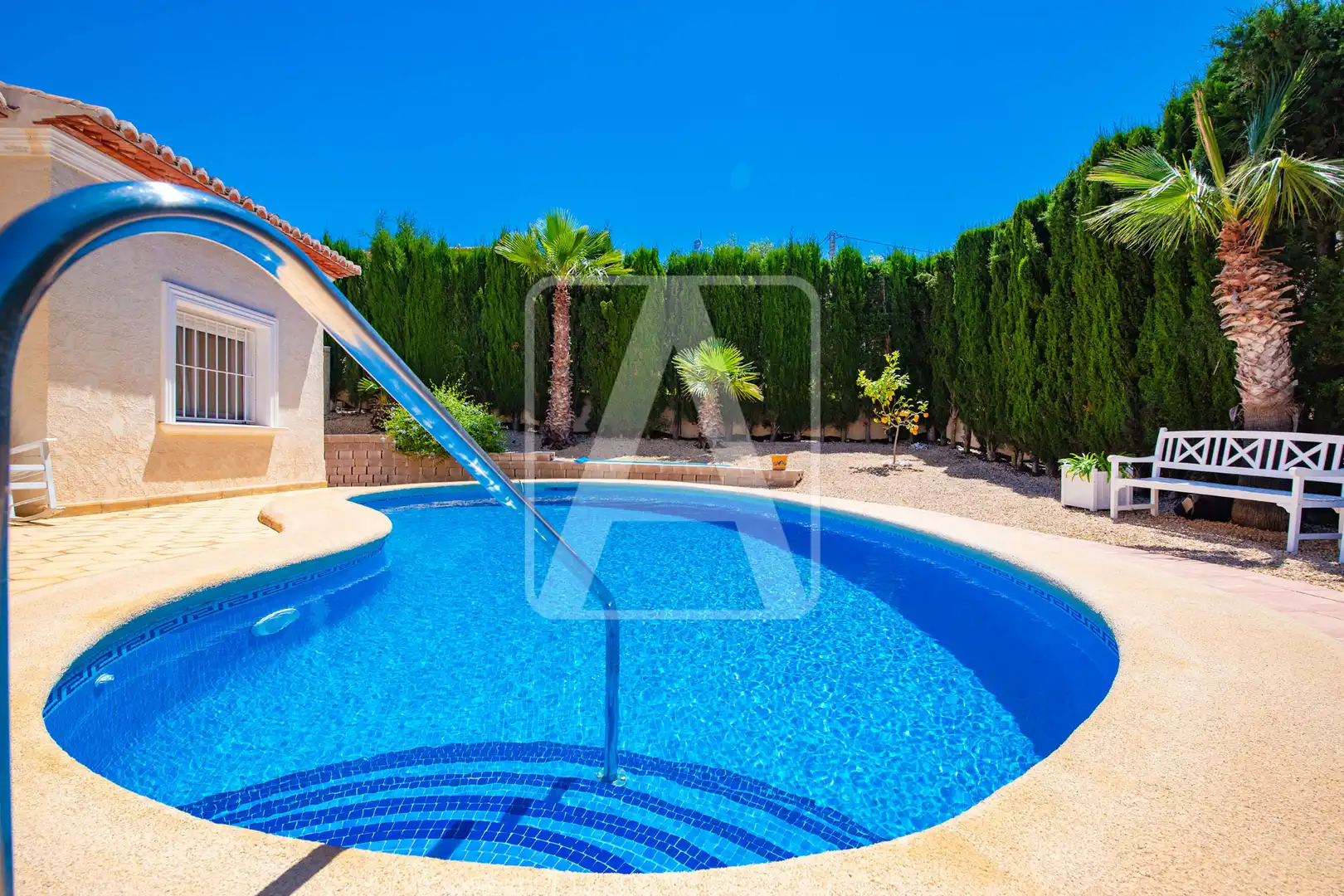 Piscina de Casa o chalet en venta en Calpe / Calp con Aire acondicionado, Calefacción y Jardín privado