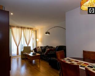 Living room of Flat to rent in  Madrid Capital  with Air Conditioner and Balcony