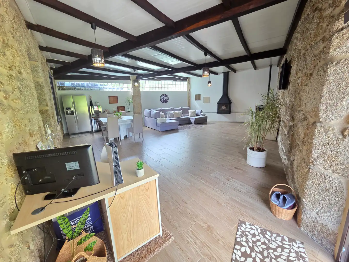 Wohnzimmer von Einfamilien-Reihenhaus zum Verkauf in Alfoz mit Heizung, Privatgarten und Abstellraum