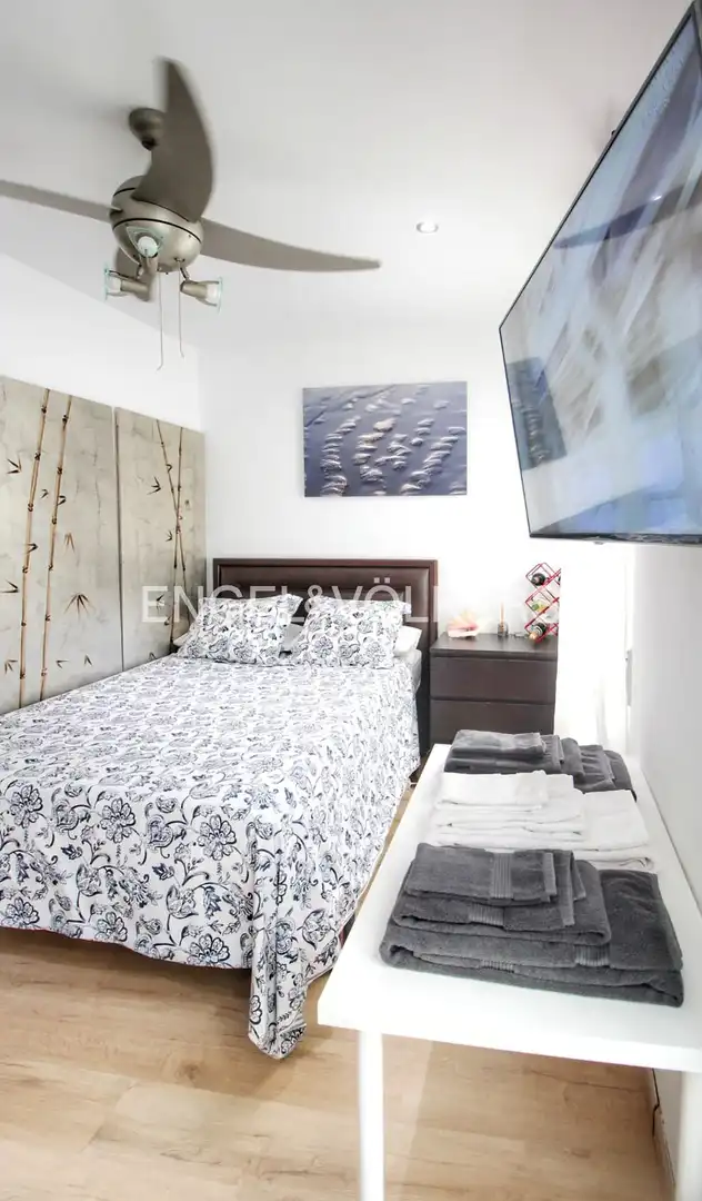 Habitación de Apartamento de alquiler en Madrid con Aire acondicionado, Calefacción y Terraza