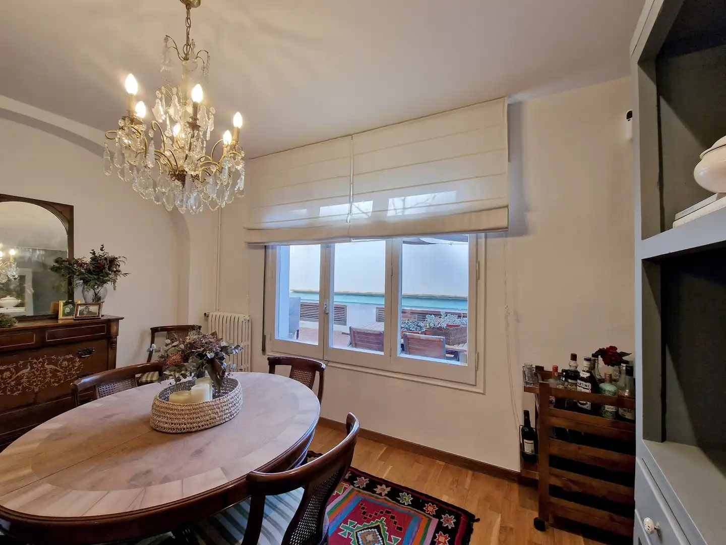 Dining room of Flat for sale in Girona  with Air Conditioner, Heating and Terrace