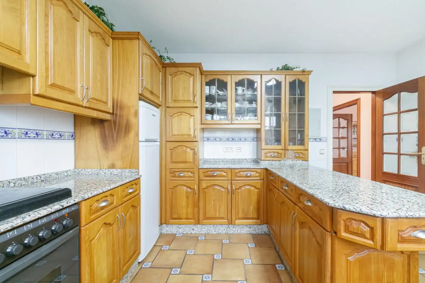 Cocina de Casa o chalet en venta en Bueu con Calefacción, Terraza y Amueblado