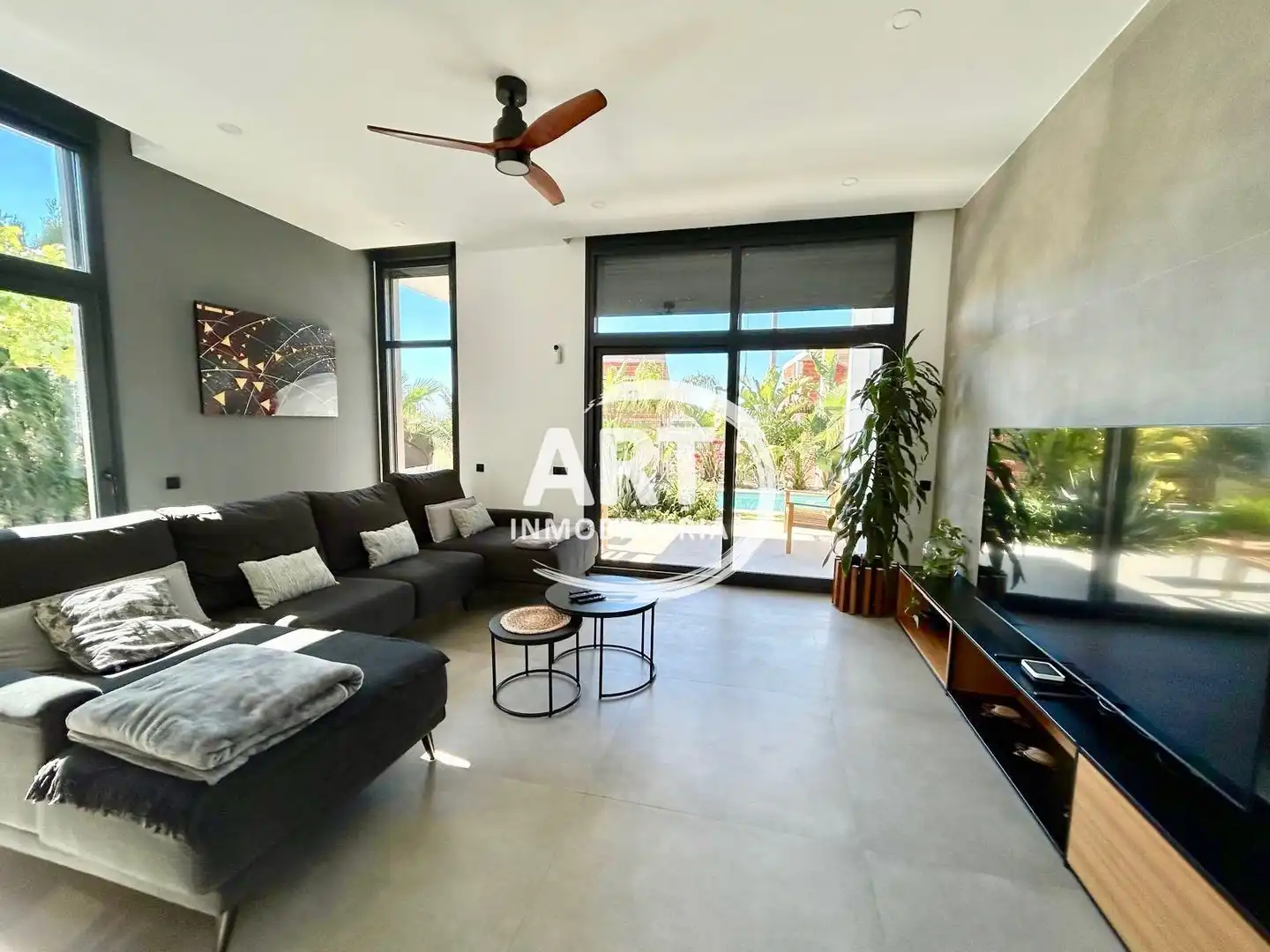 Sala de estar de Casa o chalet en venta en Bétera con Aire acondicionado, Calefacción y Jardín privado