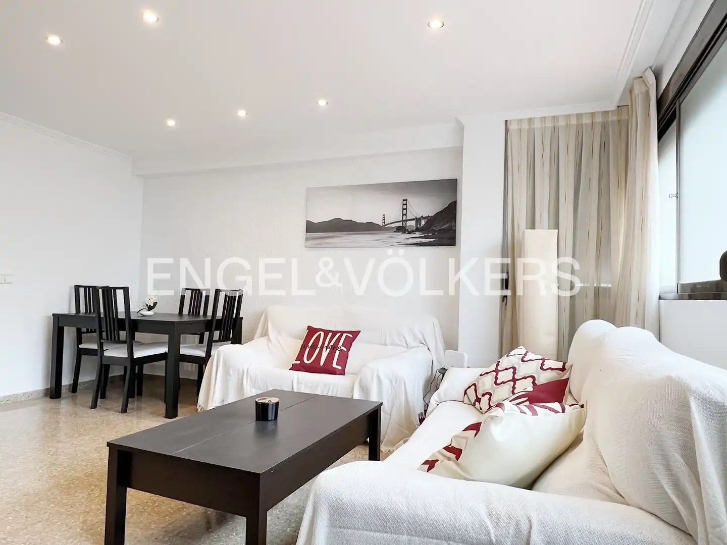 Sala de estar de Piso de alquiler en Valencia con Calefacción
