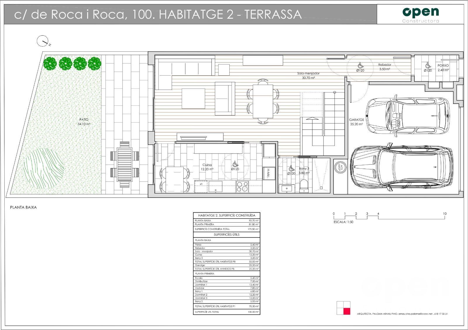 Single-family semi-detached for sale in Terrassa  with Terrace