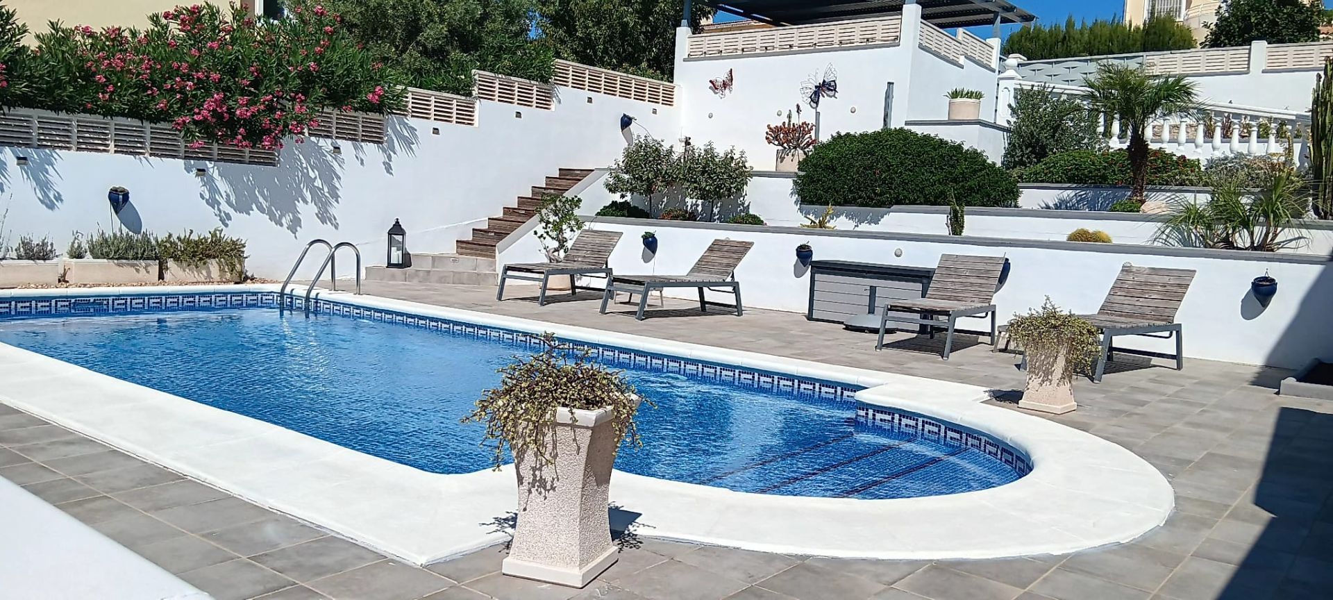 Piscina de Casa o chalet en venta en Gata de Gorgos con Aire acondicionado, Calefacción y Jardín privado