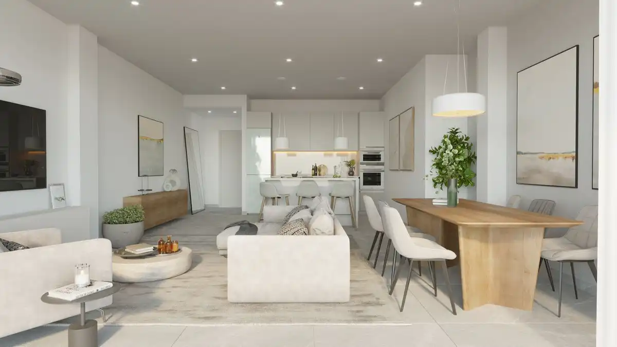 Sala d'estar de Planta baixa en venda en Benalmádena amb Aire condicionat, Jardí privat i Traster