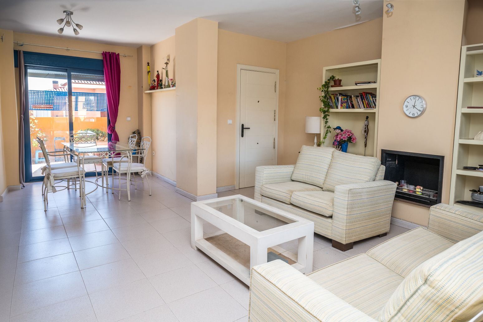 Living room of Flat for sale in Dénia  with Air Conditioner, Private garden and Terrace
