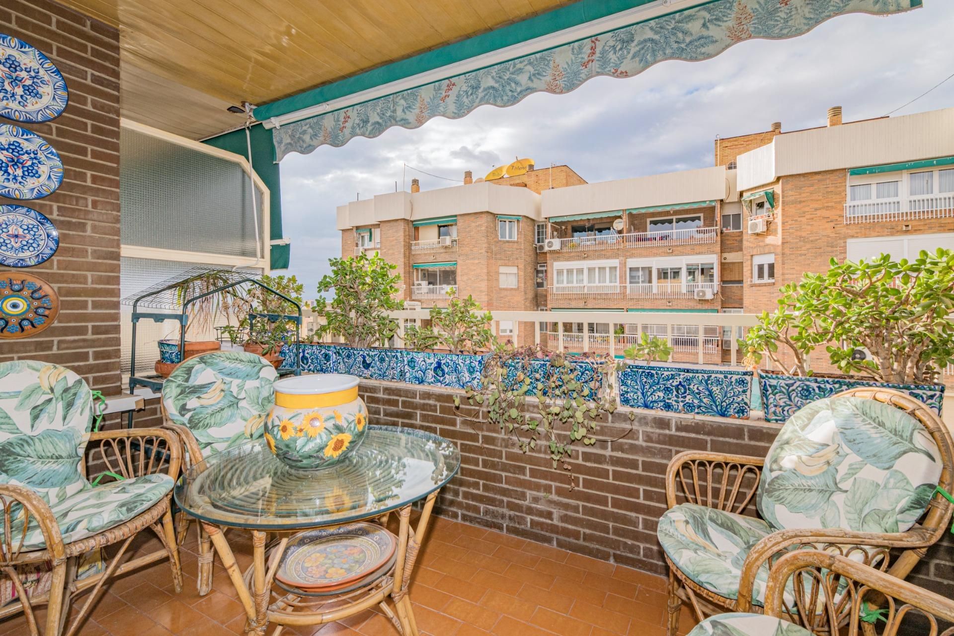 Terrace of Flat for sale in  Granada Capital  with Air Conditioner, Heating and Terrace
