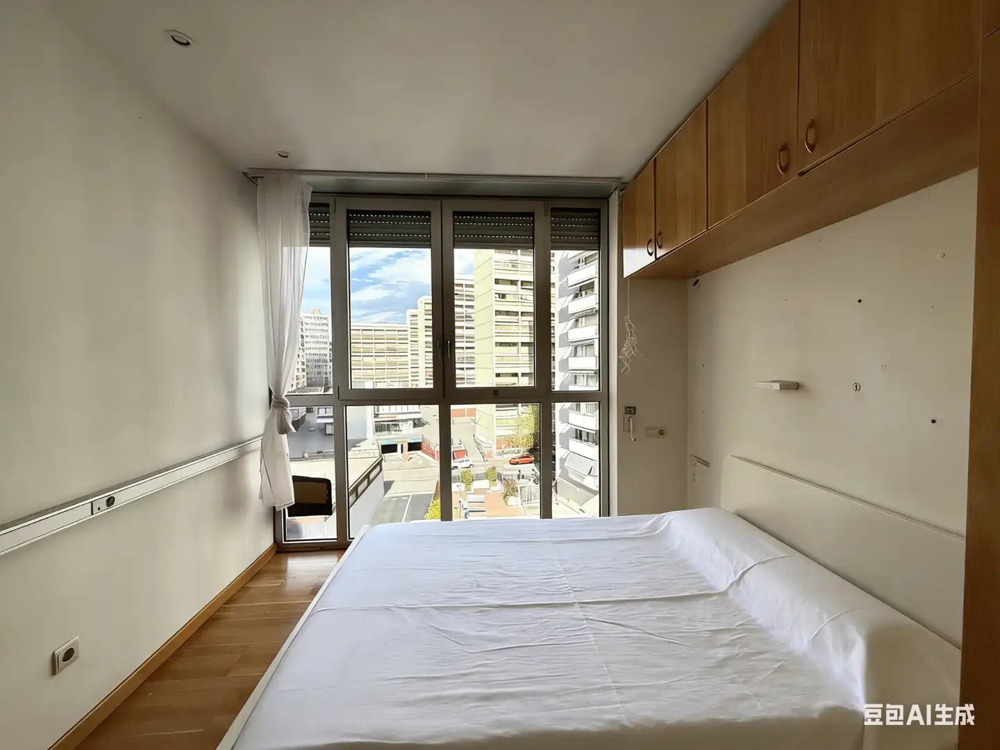 Schlafzimmer von Wohnung zum Verkauf in Barcelona mit Heizung und Parkett