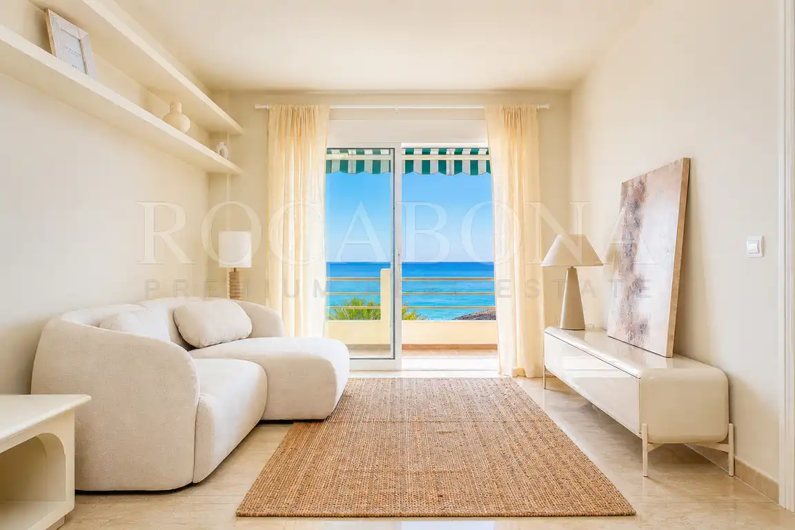 Sala de estar de Apartamento en venta en La Ràpita con Aire acondicionado, Calefacción y Terraza
