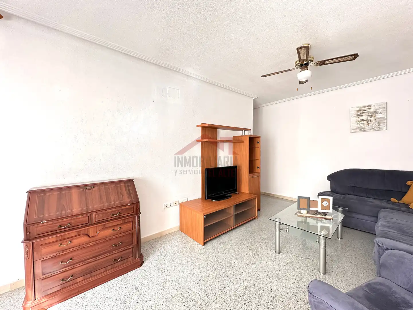 Sala de estar de Piso en venta en Elche / Elx con Trastero, Amueblado y Horno