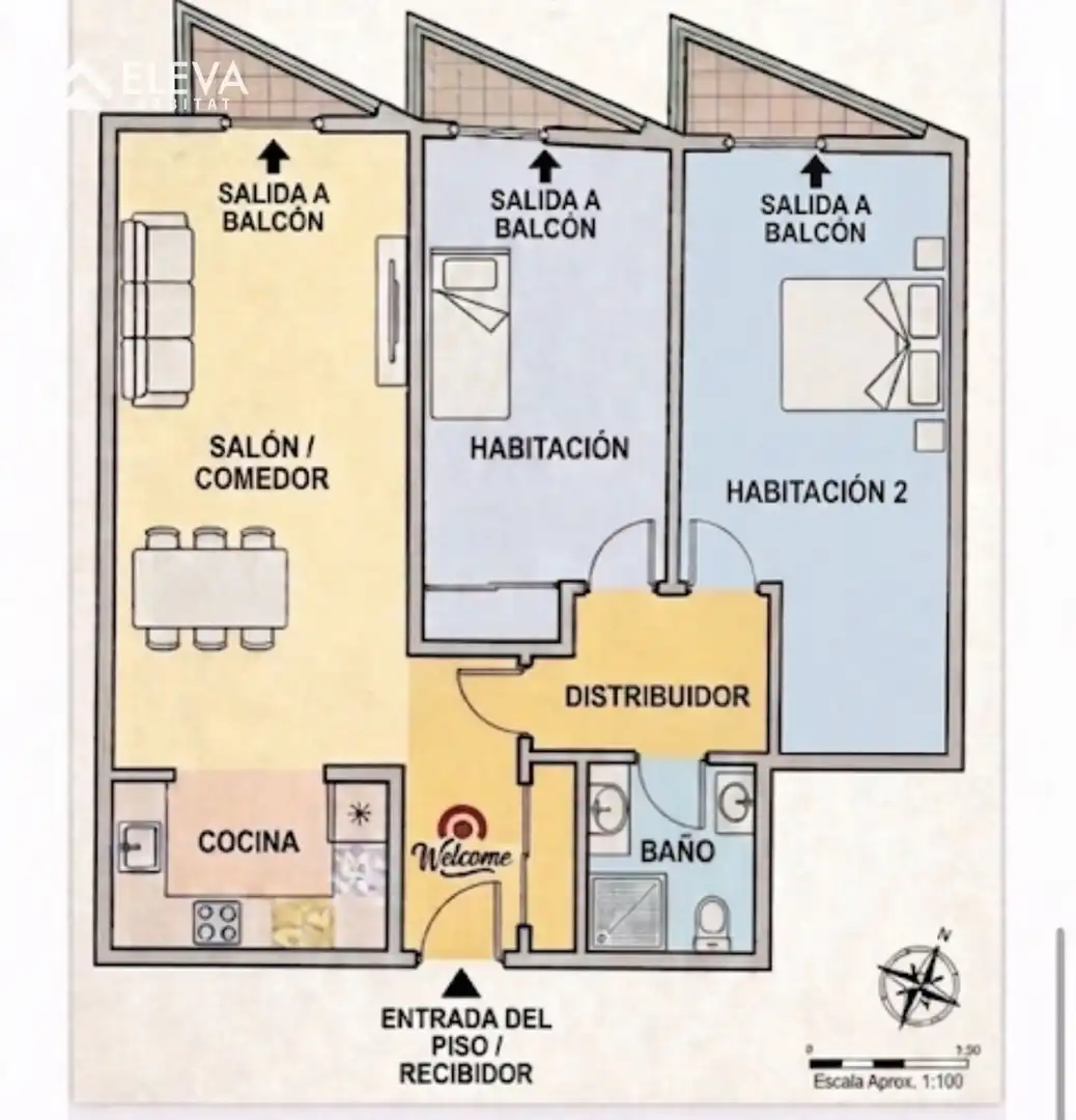 Appartement avec ascenseur à vendre à Princep de Viana, imagen 27