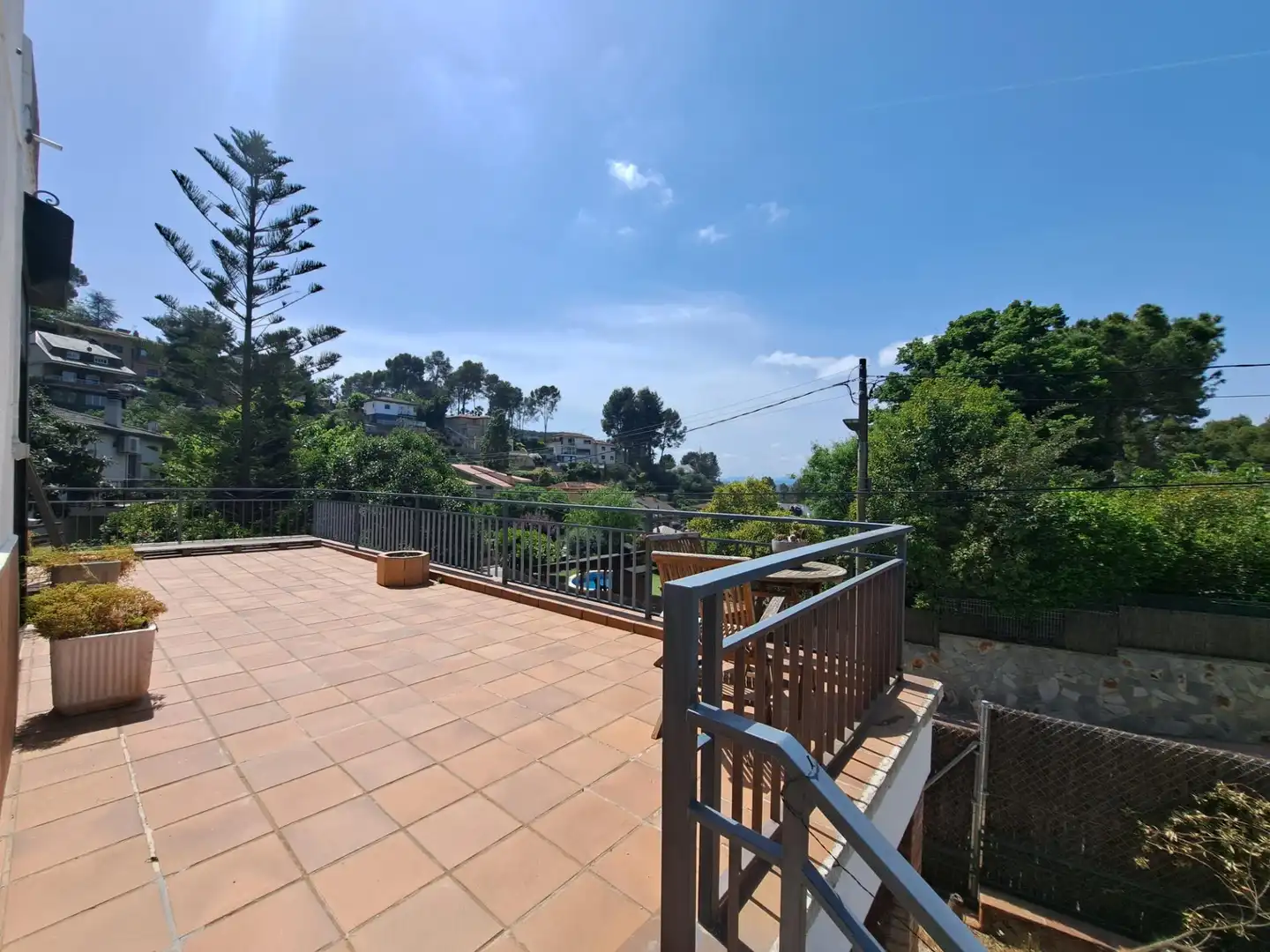 Terrassa de Casa o xalet en venda en Castellví de Rosanes amb Calefacció, Jardí privat i Terrassa