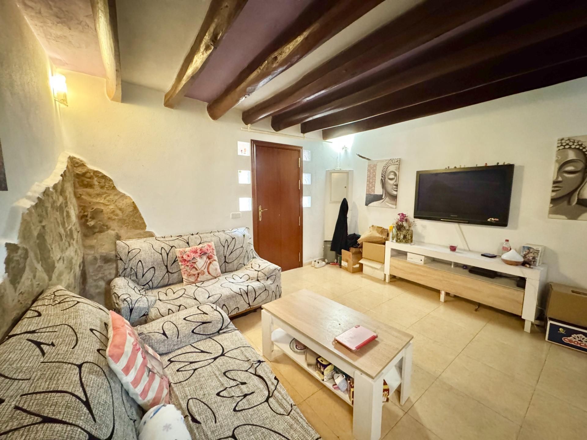 Living room of House or chalet for sale in Porreres  with Air Conditioner, Heating and Terrace