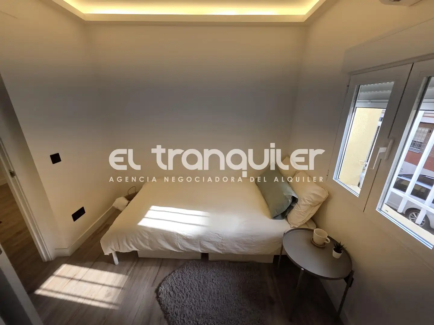 Schlafzimmer von Wohnung zur Miete in Madrid mit Klimaanlage, Möbliert und Waschmaschine