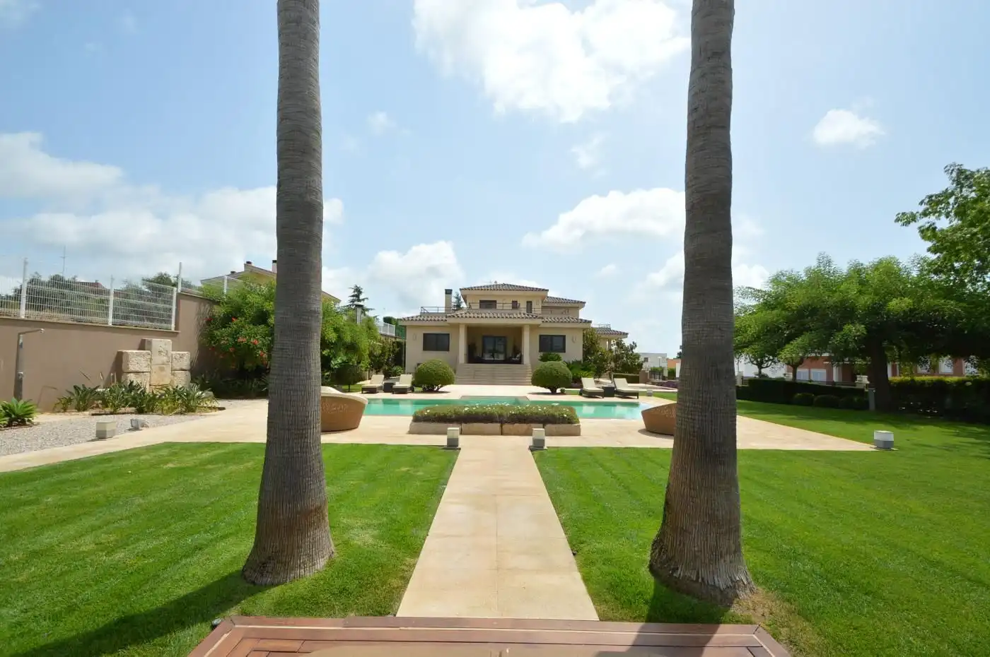 Vista exterior de Casa o chalet en venta en Amposta con Aire acondicionado, Trastero y Piscina