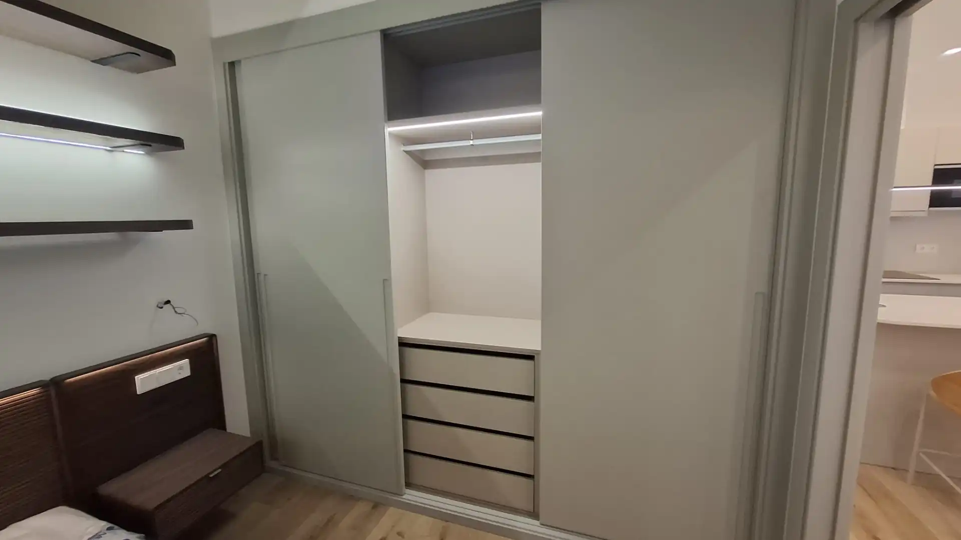 Schlafzimmer von Wohnungen zur Miete in Málaga mit Klimaanlage, Möbliert und Ofen