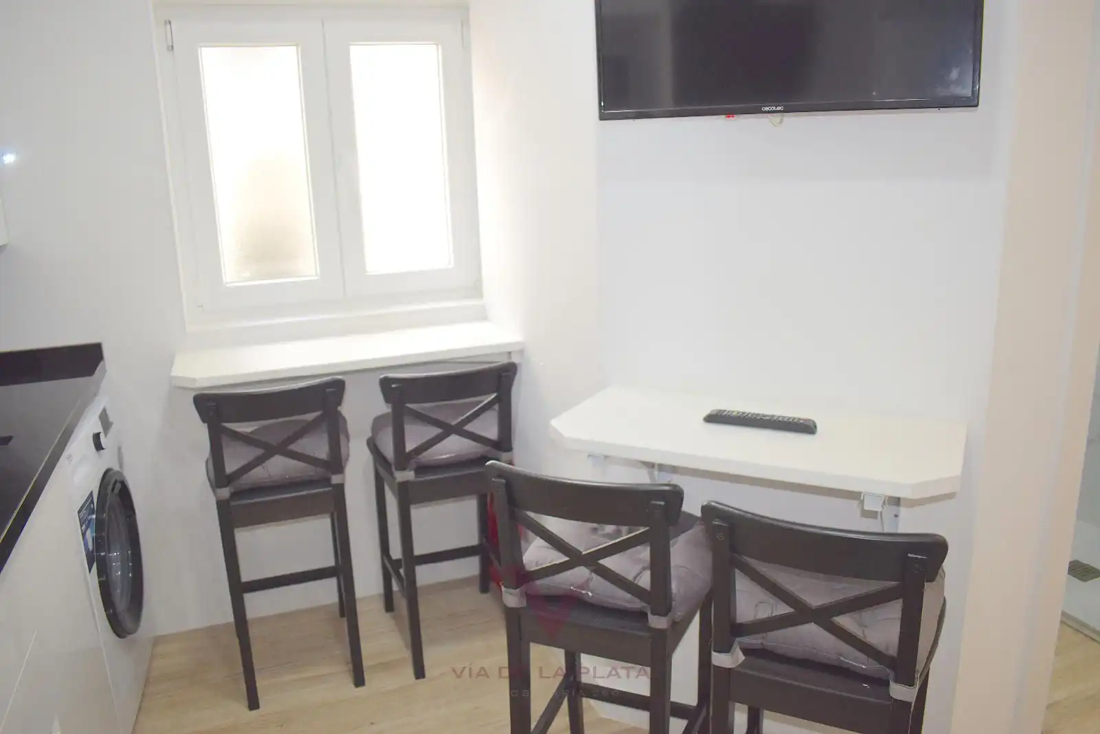 Dining room of Flat for rent in Salamanca  with Heating, Parquet flooring and Furnished